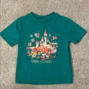 Disney Parks Walt Disney World Santa's Elf Squad Kids T-Shirt - 5/6